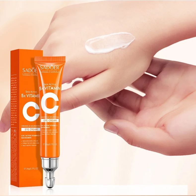 SADOER Vitamin C Eye Cream Best Solution for Dark Circles,